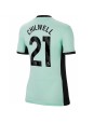 Chelsea Ben Chilwell #21 Ausweichtrikot für Frauen 2023-24 Kurzarm